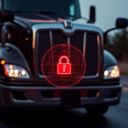 S and K Trucking secure logistics concept
