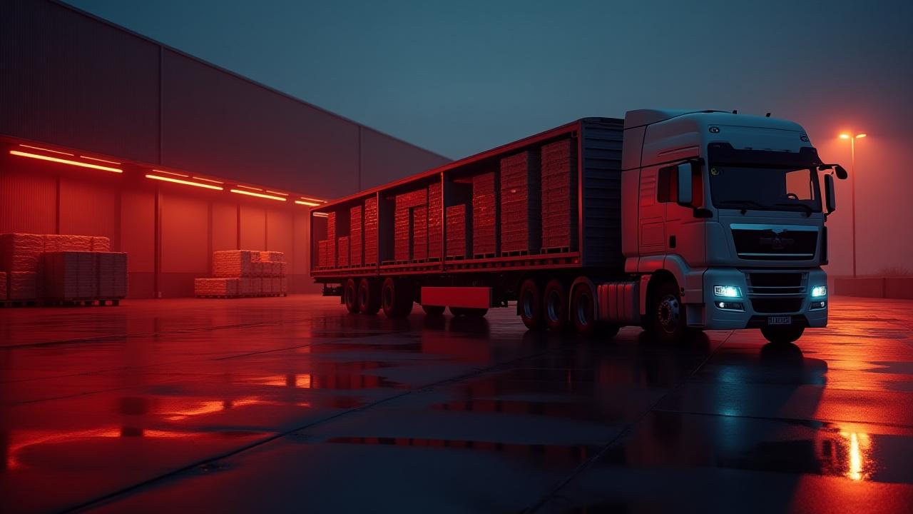 Strategic 24/7 logistics operation showing organized freight returns handling